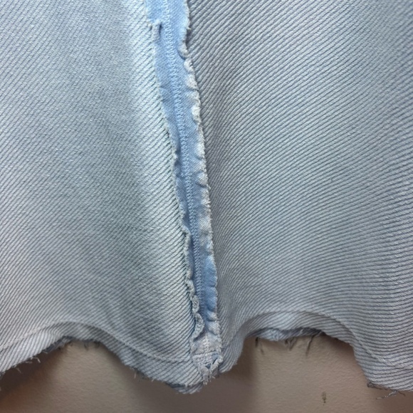 New Directions Studio Women's Raw Seam Loop Pullover Light Blue Textured Size XL - Picture 8 of 11